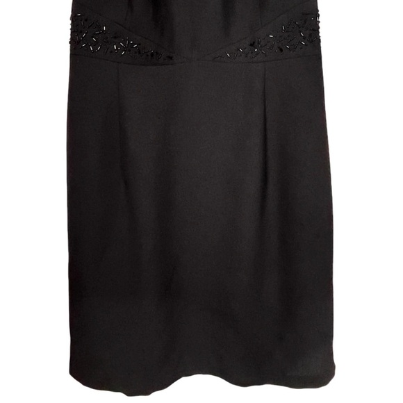 Liz Claiborne Nights Evening Semi-Formal Cocktail Party Little Black Dress Sz. 6 - Picture 4 of 10